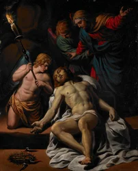 Die Beweinung, ca. 1617 (Öl, mit Gold gehöht, auf Kupfer)